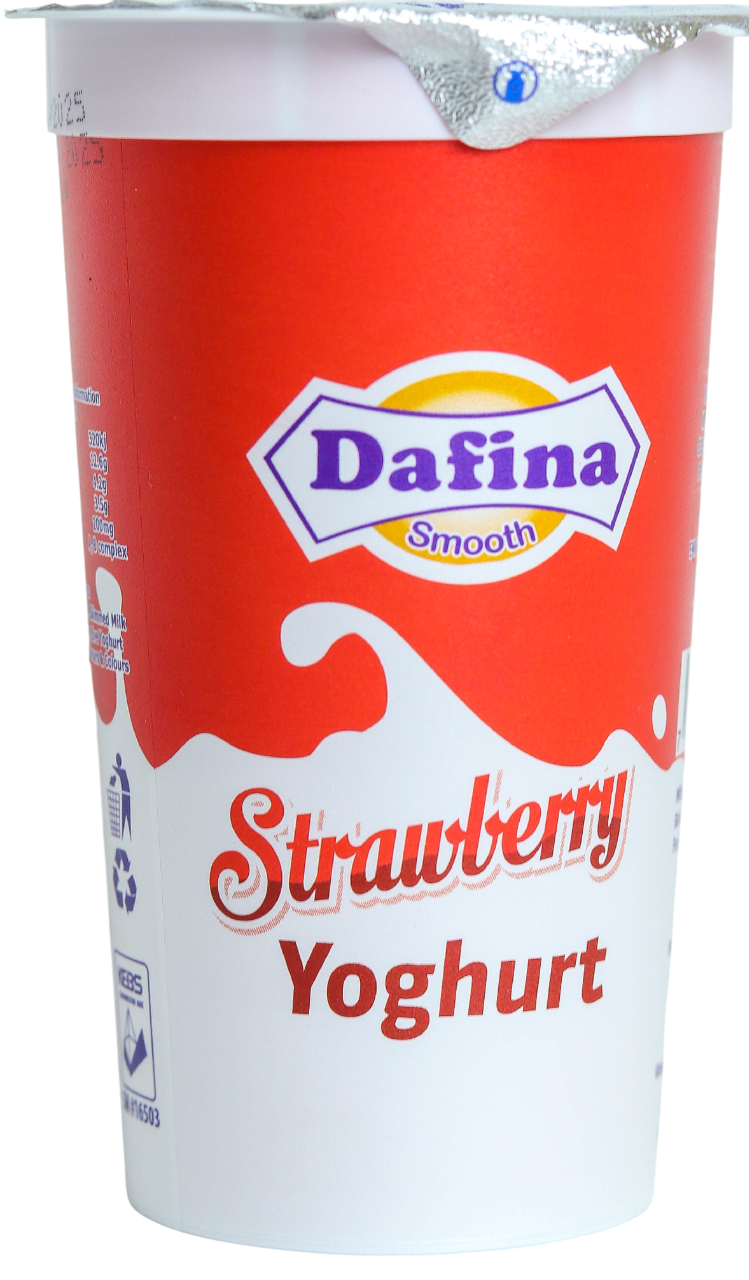 Dafina Strawberry Yoghurt 500ml Cup